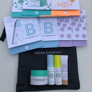 Drunk Elephant Minis- 12 Samples Total & Pouch